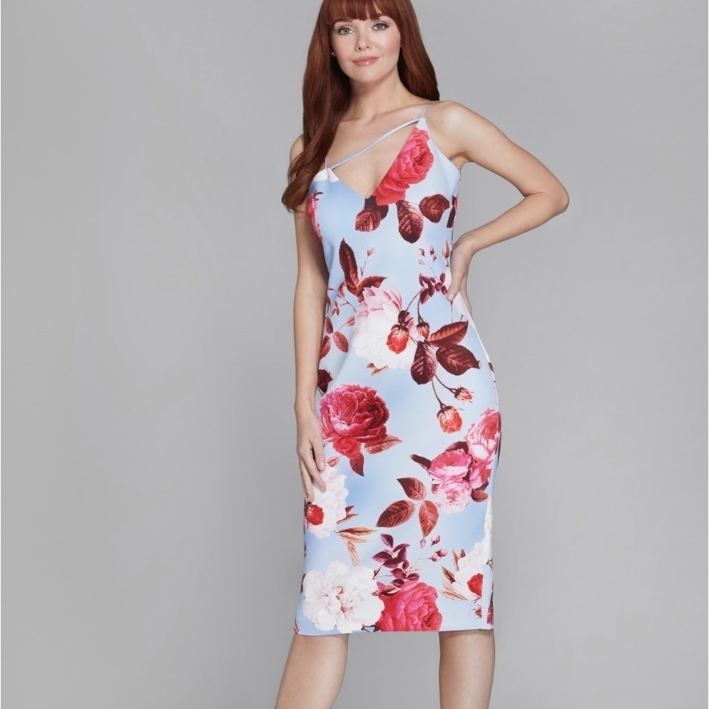 GUESS by MARCIANO Dominica Printed Scuba Dress